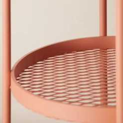 Himalia Comodino in Ferro Rosa di Studio Pari