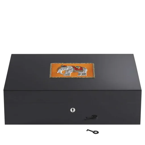 Humidor arancione Jaipur per 110 sigari
