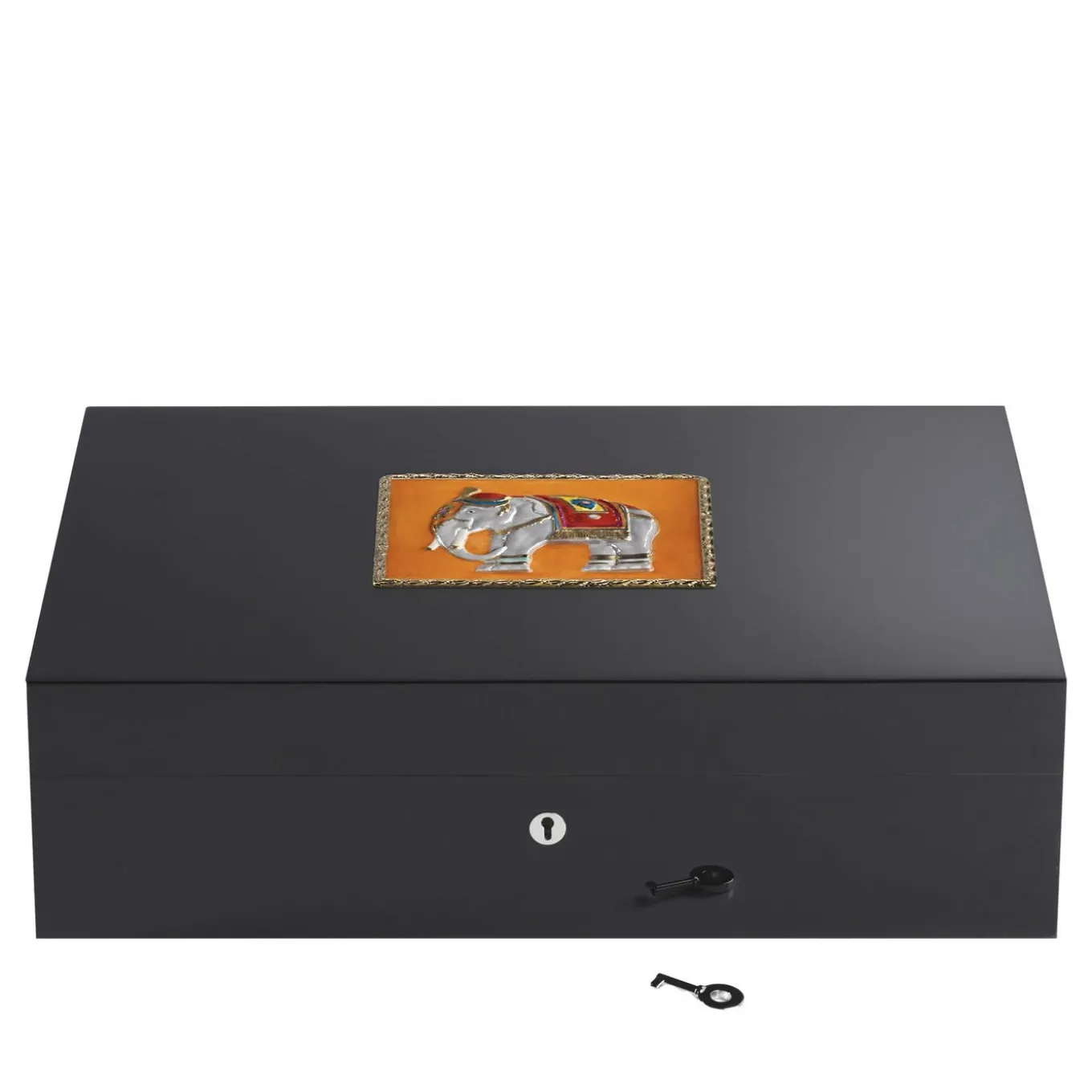 Humidor arancione Jaipur per 110 sigari
