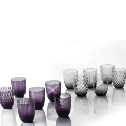 Idra Gray Set di 6 bicchieri da acqua assortiti