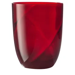 Idra Set di 2 bicchieri da acqua con lente rossa