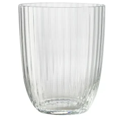 Idra Set di 2 bicchieri da acqua trasparenti a righe
