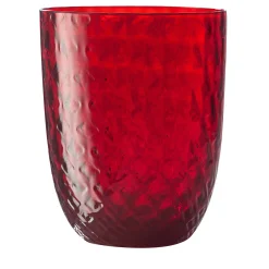 Idra Set di 2 bicchieri da acqua rossi Balloton