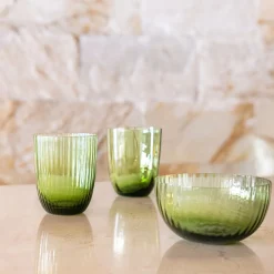 Idra Soraya Verde Set di 6 ciotole assortite