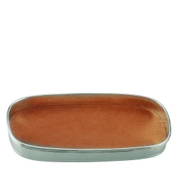 Inglese Videopoche in metallo argentato