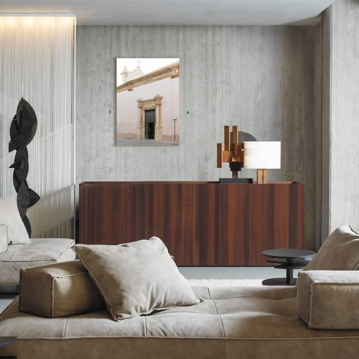 Ingresso laterale della cattedrale Stampa fotografica