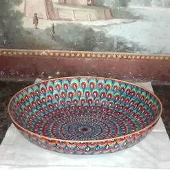 Insalatiera grande Pavone Rosso