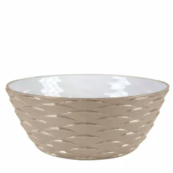 INSALATIERA PAVONE - BEIGE