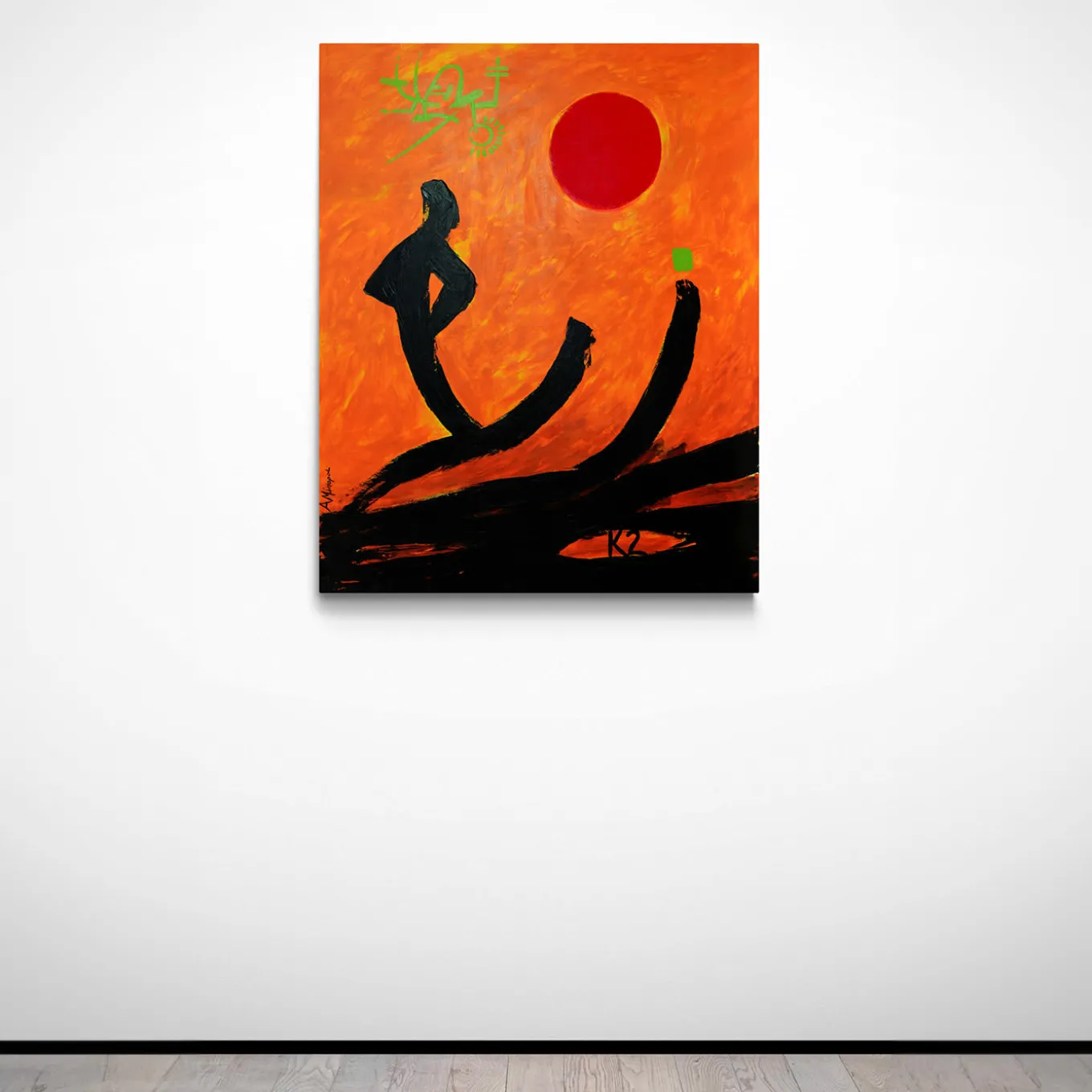 K2 Pittura acrilica su tela di Antonio Minopoli