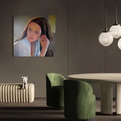 Kim Pittura olio su lino