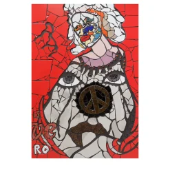La Femme Mosaico su pannello