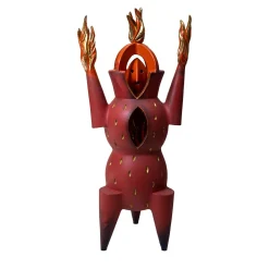 La scultura policroma del fuoco
