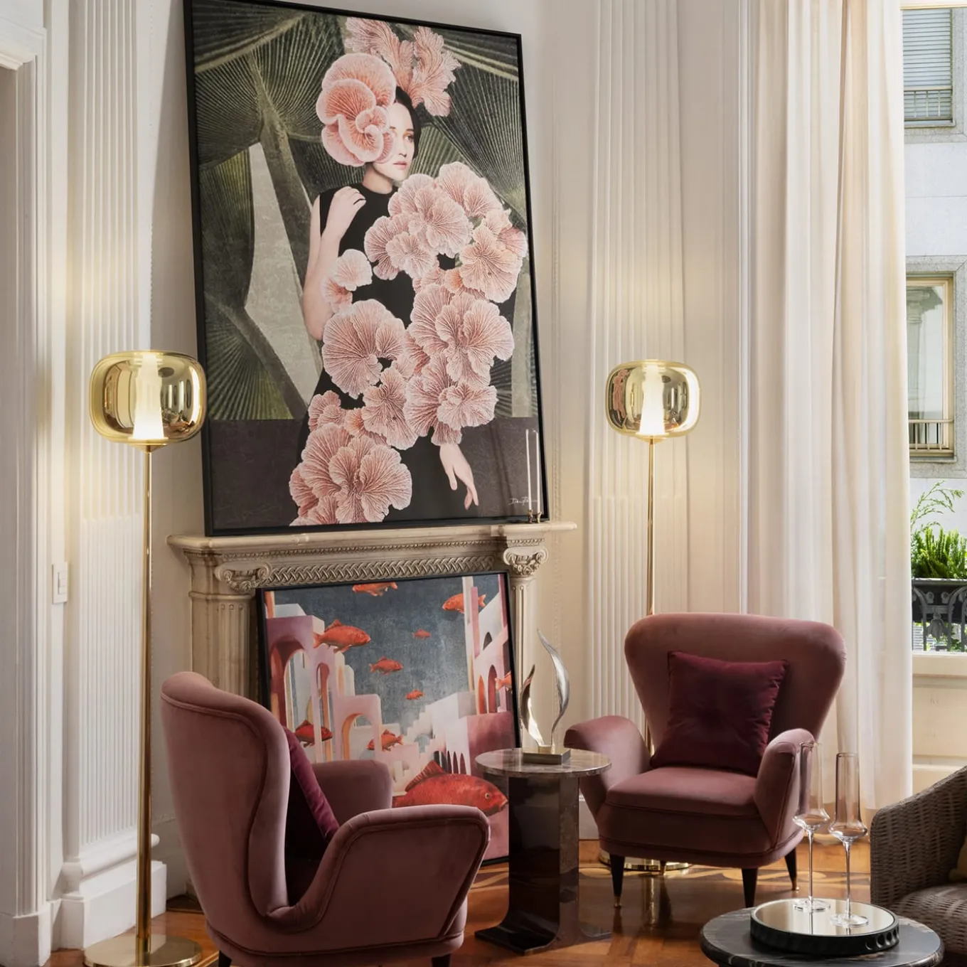 Lady Blossom Collection Mushroom Stampa