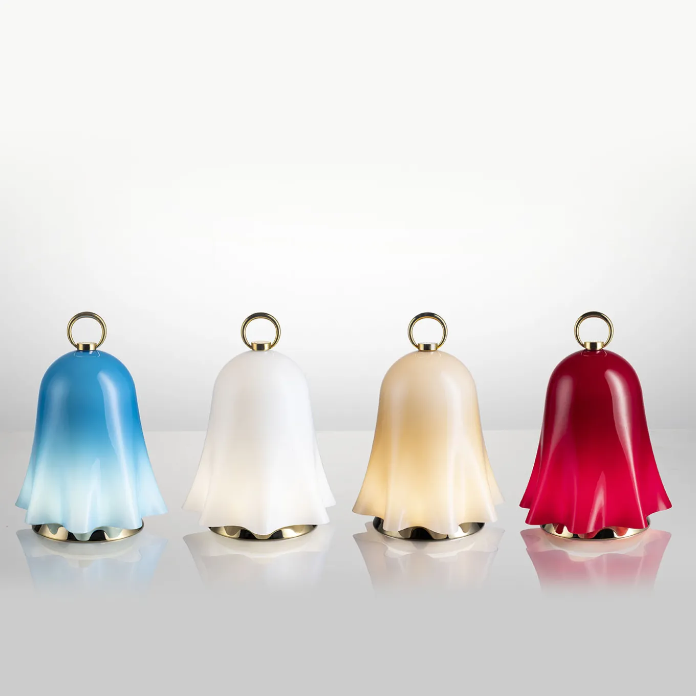 Lampada a LED rossa ricaricabile Fantasmino XL