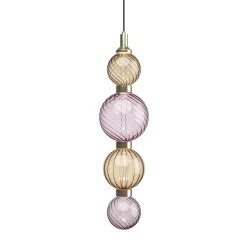 Lampada a sospensione a 4 luci Drop