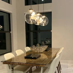 Lampada a sospensione a sfera Soap