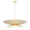 Lampada a sospensione Air So crema di Adam Tihany