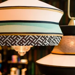 Lampada a sospensione Calypso Antigua Mint di Servomuto