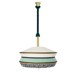 Lampada a sospensione Calypso Antigua Xl Outdoor Mint di Servomuto