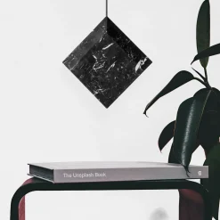 Lampada a sospensione in marmo Werner Jr. Marquinia #2