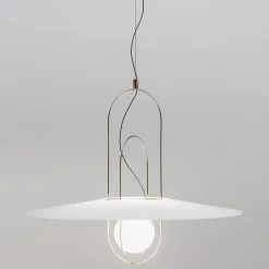 Lampada a sospensione Setareh White di Francesco Librizzi
