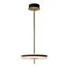 Lampada a sospensione Soul in ottone brunito chiaro