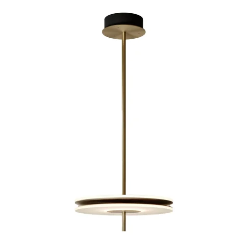 Lampada a sospensione Soul in ottone brunito chiaro