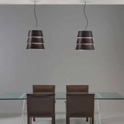 Lampada a sospensione Tulip Brown Fly