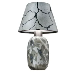 Lampada Alchimie in vetro di Murano bianco