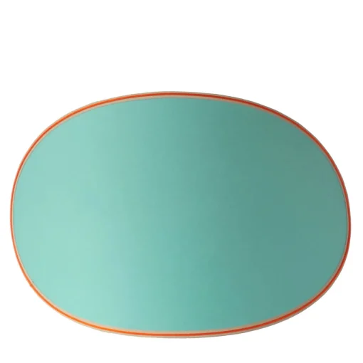 Lampada da parete Easy Ovale Turchese