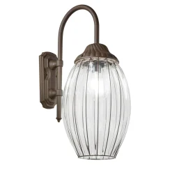 Lampada da parete Nautilus Brown