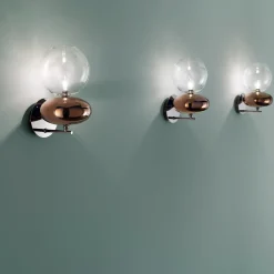 Lampada da parete Unica in bronzo