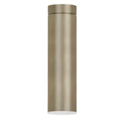 Lampada da soffitto alta in bronzo spazzolato Solitario