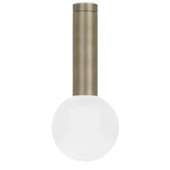 Lampada da soffitto alta in bronzo spazzolato Solitario