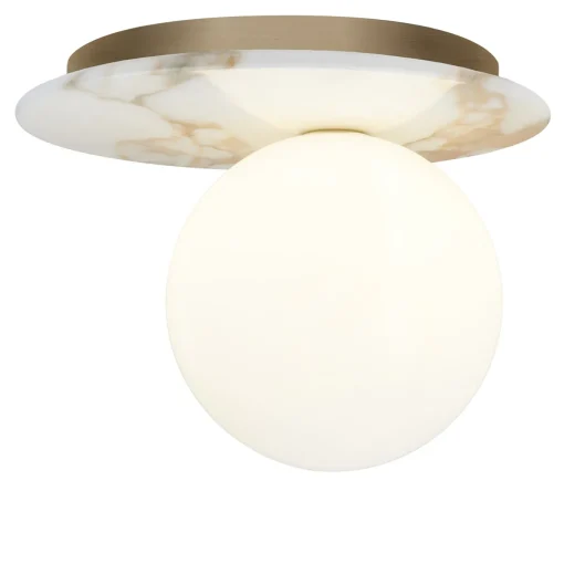 Lampada da soffitto Emma in marmo Calacatta