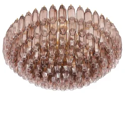 Lampada da soffitto in vetro ametista Prismatico