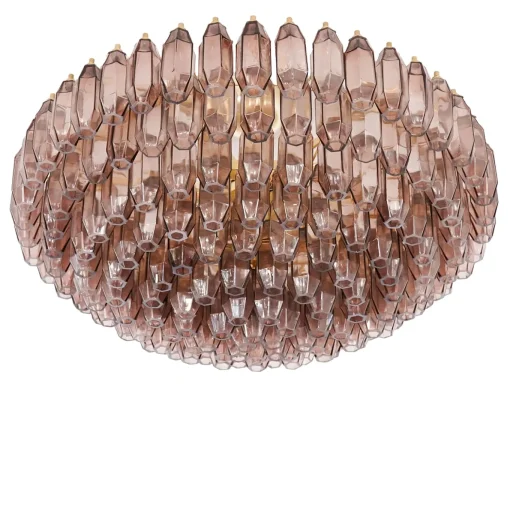 Lampada da soffitto in vetro ametista Prismatico