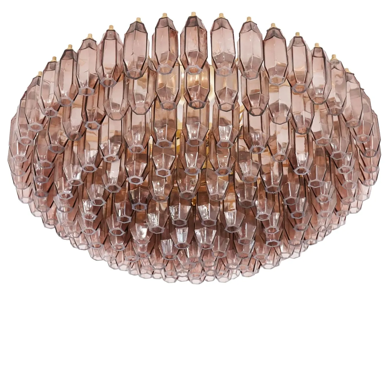 Lampada da soffitto in vetro ametista Prismatico