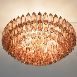 Lampada da soffitto in vetro ametista Prismatico