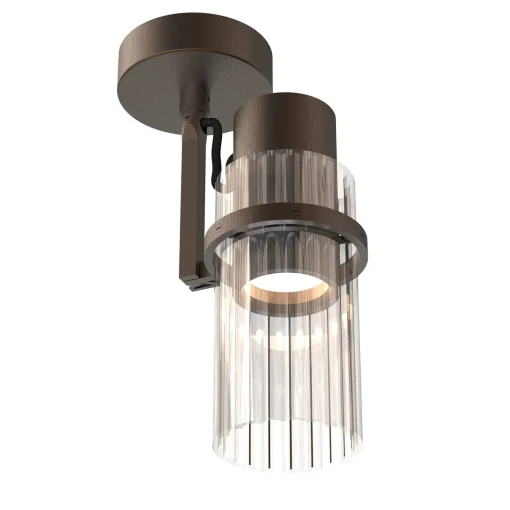 Lampada da soffitto Lei marrone