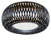 Lampada da soffitto nera Kalatos