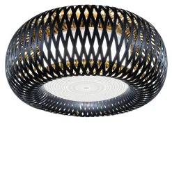 Lampada da soffitto nera Kalatos