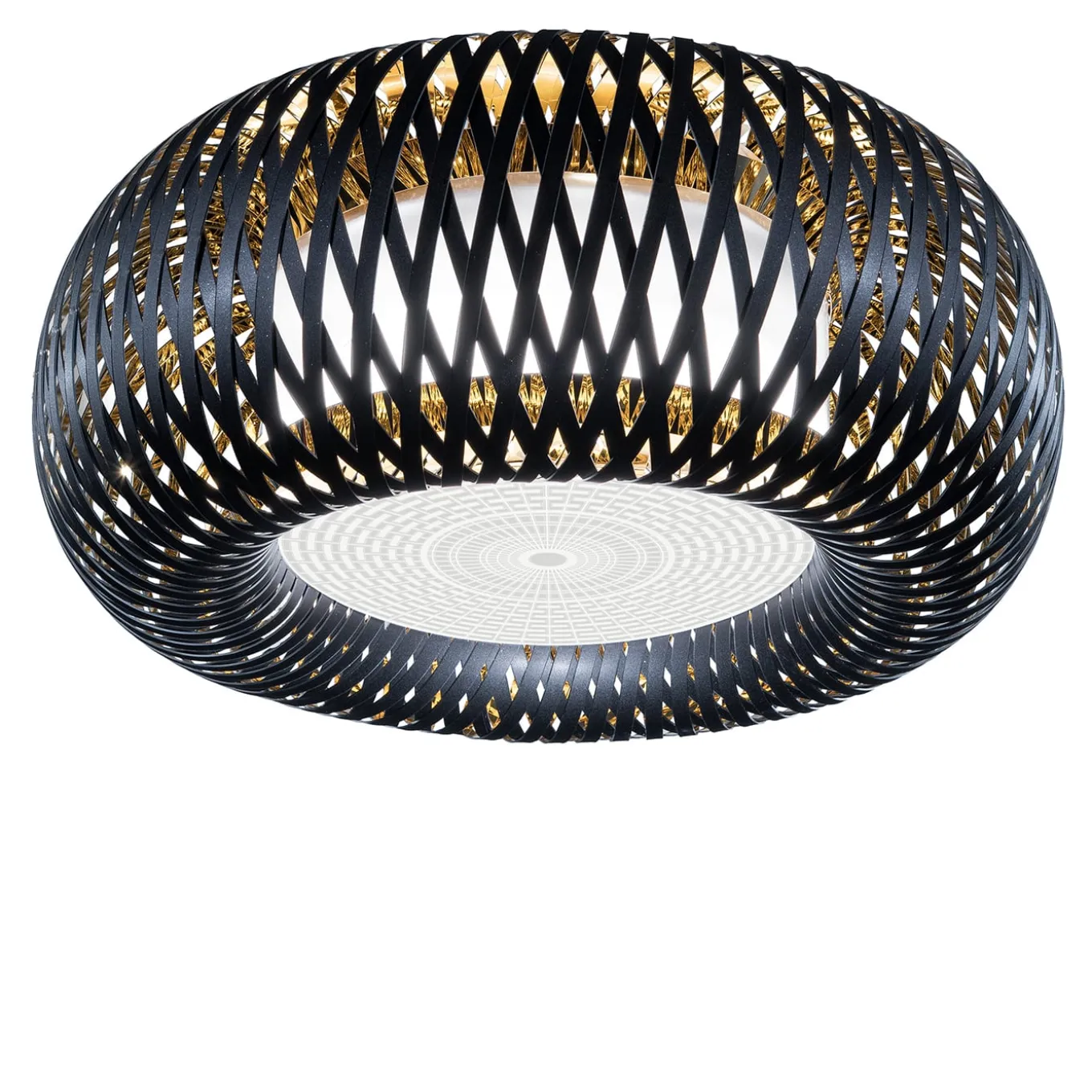 Lampada da soffitto nera Kalatos