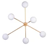 Lampada da soffitto STELLA in bronzo di Luca Bussacchini