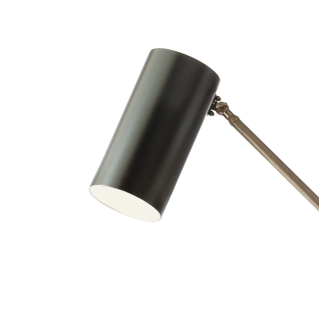 Lampada da tavolo a clip Kursa in ottone