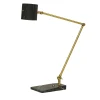 Lampada da tavolo "Flamingo" in marmo nero Marquinha