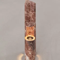 Lampada da tavolo in marmo Rosa Peralba Mostro Vii