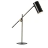 Lampada da tavolo Kursa in ottone bronzato