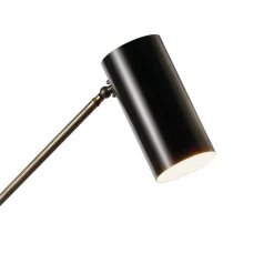 Lampada da tavolo Kursa in ottone bronzato