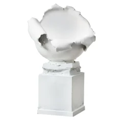 Lampada da tavolo Marostica+Cassola Merz in ceramica bianca